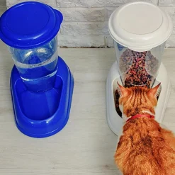 FERPLAST - Ferplast distributeur d'eau pour chat et chien nadir, abreuvoir 3 litres pour petits et moyens chiens, fond antidérapant, 29,2 x