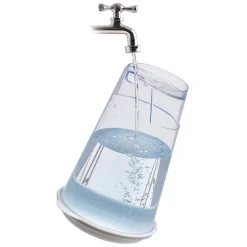 FERPLAST - Ferplast distributeur d'eau pour chat et chien nadir, abreuvoir 3 litres pour petits et moyens chiens, fond antidérapant, 29,2 x