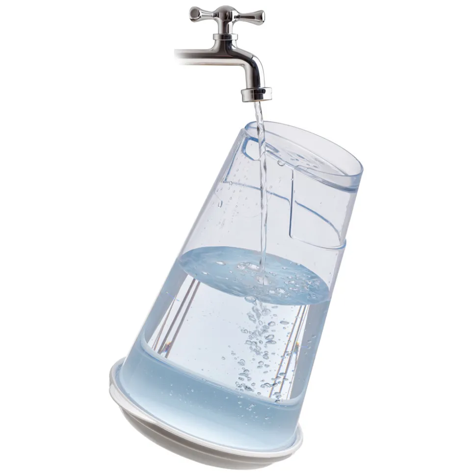 FERPLAST - Ferplast distributeur d'eau pour chat et chien nadir, abreuvoir 3 litres pour petits et moyens chiens, fond antidérapant, 29,2 x