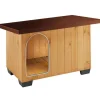 FERPLAST - Niche pour chiens Baita 80 Marron - 102 x 70 x 65,5 cm