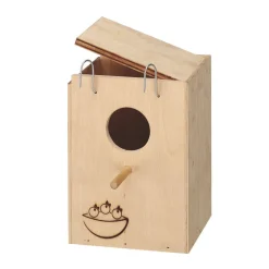 FERPLAST - Nid bois small : 13x12x17cm