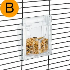 Ferplast cage à oiseaux diva cage pour oiseaux, canaris, pinsons, perruches ondulées, inséparables, en métal, accessoires inclus