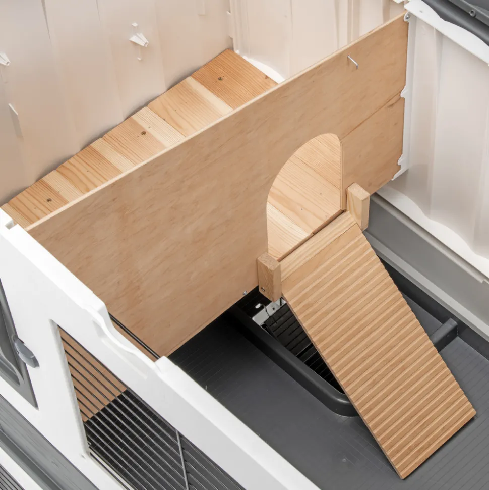 Ferplast cage lapin grand lodge 120 plus, clapier extérieur 2 étages, lapins, cochons d'inde, enclos pour lapins animaux