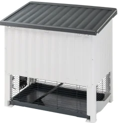 Ferplast cage lapin grand lodge 120 plus, clapier extérieur 2 étages, lapins, cochons d'inde, enclos pour lapins animaux