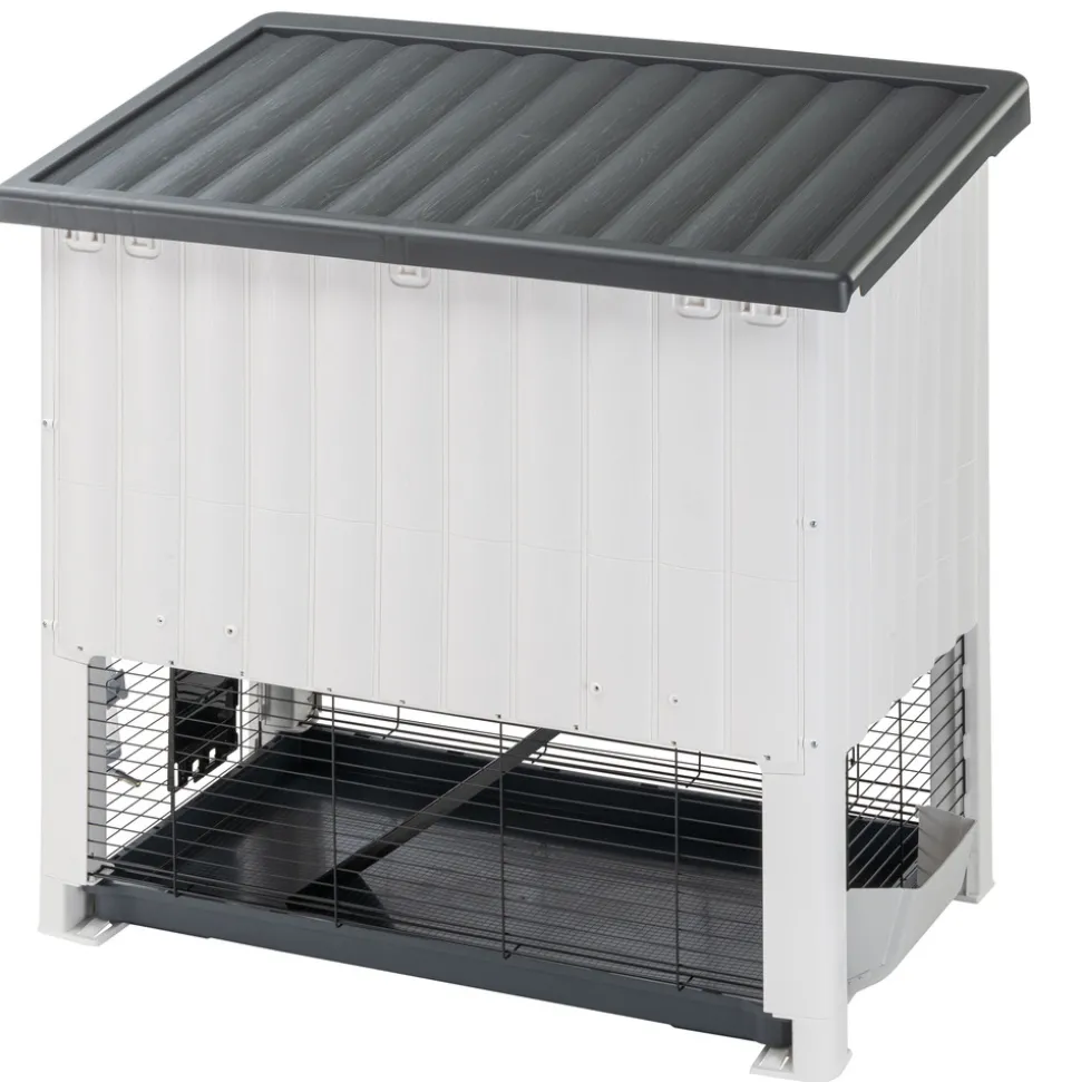 Ferplast cage lapin grand lodge 120 plus, clapier extérieur 2 étages, lapins, cochons d'inde, enclos pour lapins animaux