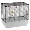 Ferplast cage oiseau piano 4, cage canari oiseaux, avec mangeoires, abreuvoir pour oiseaux, 59 x 33 x h 55 cm, avec accessoires,