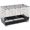 Ferplast volière cage à oiseaux piano 8 grande cage pour oiseaux, canaris, pinsons, perruches ondulées, inséparables, en métal,