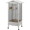 Ferplast volière cage à oiseaux hemmy cage pour oiseaux, canaris, pinsons, perruches ondulées, inséparables, en bois, accessoires