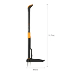 FISKARS - Désherbeur 4 dents acier manche aluminium Xact™ L100cm