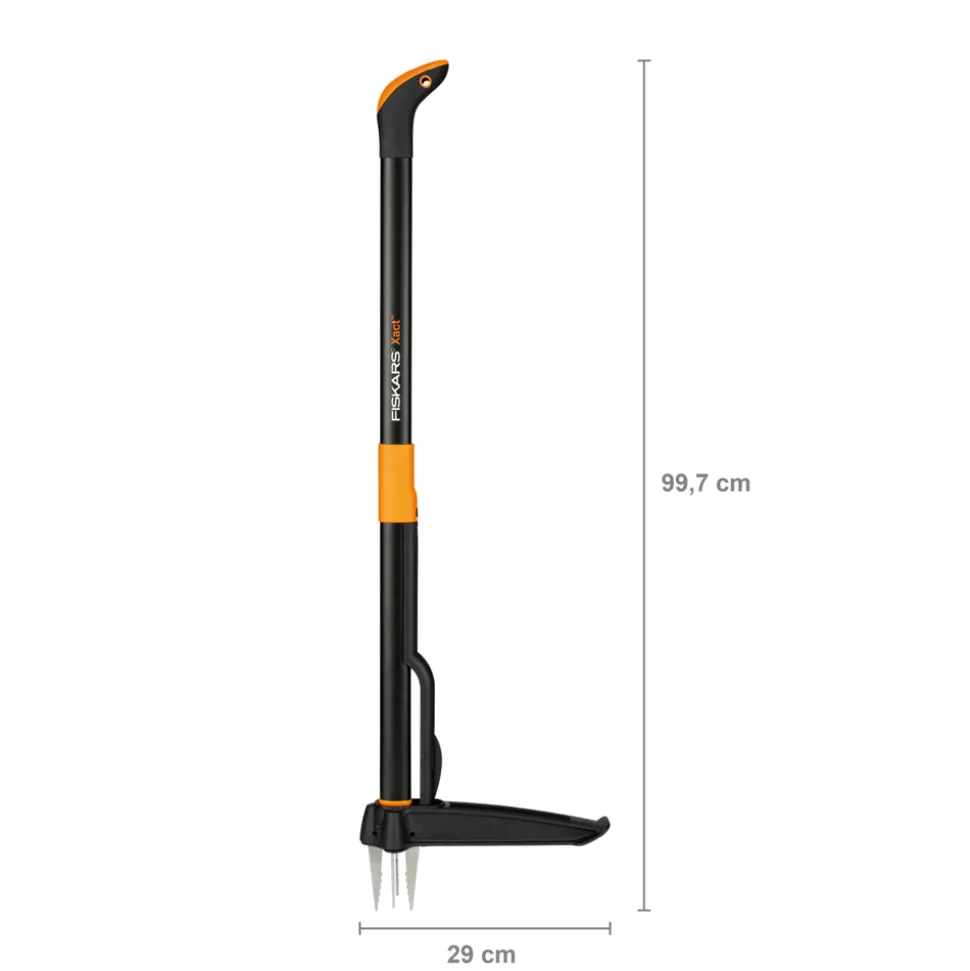 FISKARS - Désherbeur 4 dents acier manche aluminium Xact™ L100cm