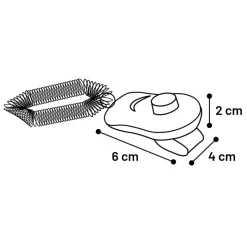 FLAMINGO - Clicker xin vert 6cm l x 4cm l x 2cm h pour chien