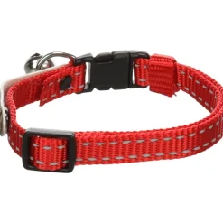 FLAMINGO - Collier jaggo rouge avec bande 