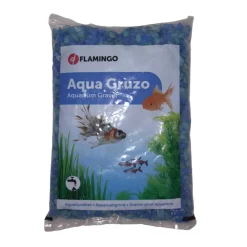 FLAMINGO - Gravier gruzo bleu turquoise 6- 8 mm 1 kg pour aquarium