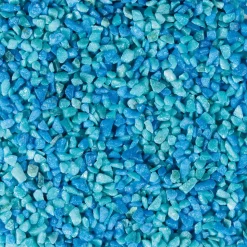 FLAMINGO - Gravier gruzo bleu turquoise 6- 8 mm 1 kg pour aquarium