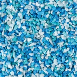 FLAMINGO - Gravier gruzo bleu gris 6- 8 mm 1 kg pour aquarium