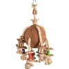 FLAMINGO - Jouet pour oiseaux sully perroquet noix de coco bbq 42 cm
