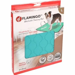 FLAMINGO - Tapis de dressage antidérapant lavable patsy l vert