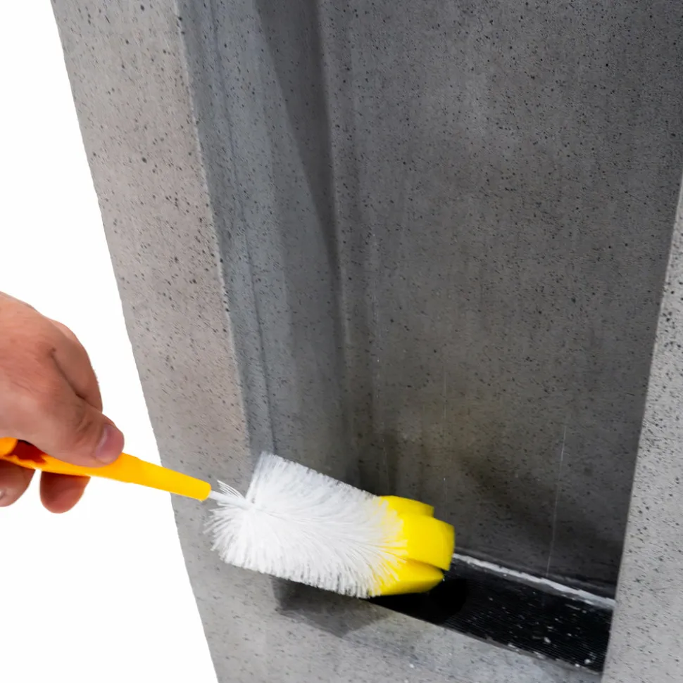 Fontaine de jardin serenity falls avec éclairage led blanc chaud & brosse à nettoyage