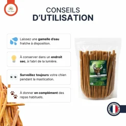 FRANCE CROQUETTES - Bâtonnets de buffle (chiot et senior) - 500gr - france croquettes