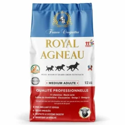 FRANCE CROQUETTES - France croquettes pour chien adulte royal agneau 12kg