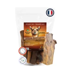 FRANCE CROQUETTES - Peau de chameau 400gr (mastication longue/hypoallergenique) friandise pour chien - france croquettes