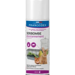 FRANCODEX - Hygiène cage oiseau : Séribombe 150ml