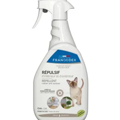 FRANCODEX - Répulsif intérieur & extérieur chat 750ml