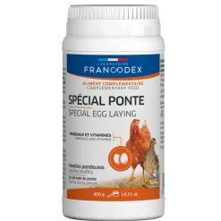 FRANCODEX - Spécial ponte, pot de 400 g pour poule pondeuse