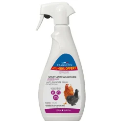 FRANCODEX - Spray antiparasitaire diméthicone 750 ml pour volailles