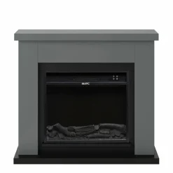 FUEGO - Cheminee murale 1500w caminetto fuego paolo gris