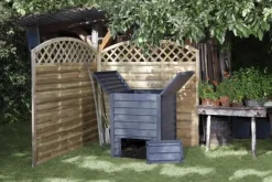 GARANTIA - Composteur d'extérieur gris en polypropylène 600l