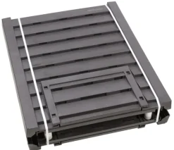 GARANTIA - Composteur d'extérieur gris en polypropylène 600l