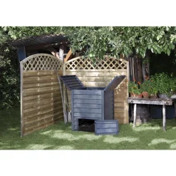 GARANTIA - Composteur Thermo-Wood 400L Brun Anthracite