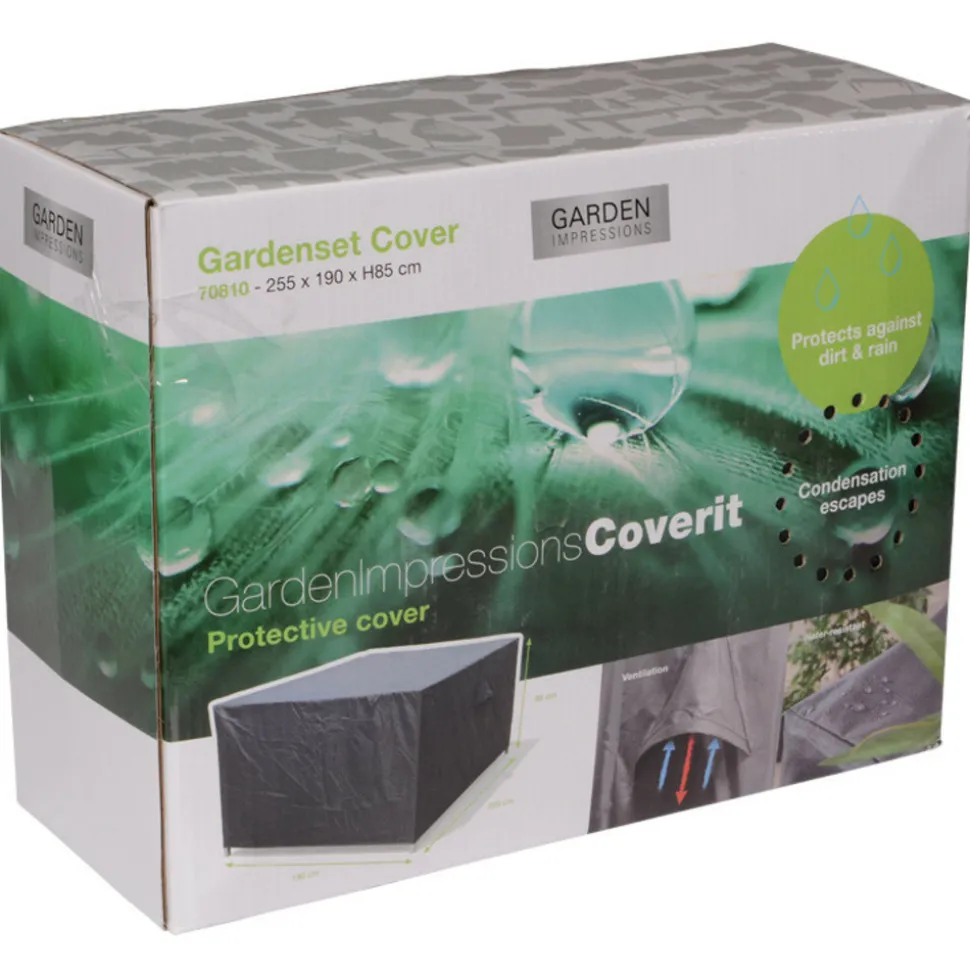 GARDEN IMPRESSIONS - Housse de salon de jardin coverit - 255x190xh85 cm