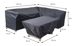GARDEN IMPRESSIONS - Housse coverit salon de jardin - 255 / 205x73xh80 et 152x82xh65 - garden impressions