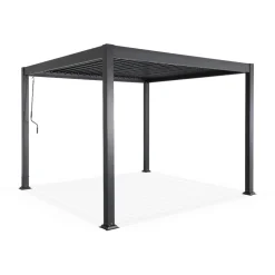 GECKO JARDIN - Pergola bioclimatique 3x3 m isis