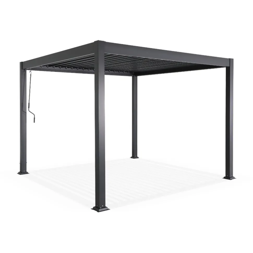 GECKO JARDIN - Pergola bioclimatique 3x3 m isis