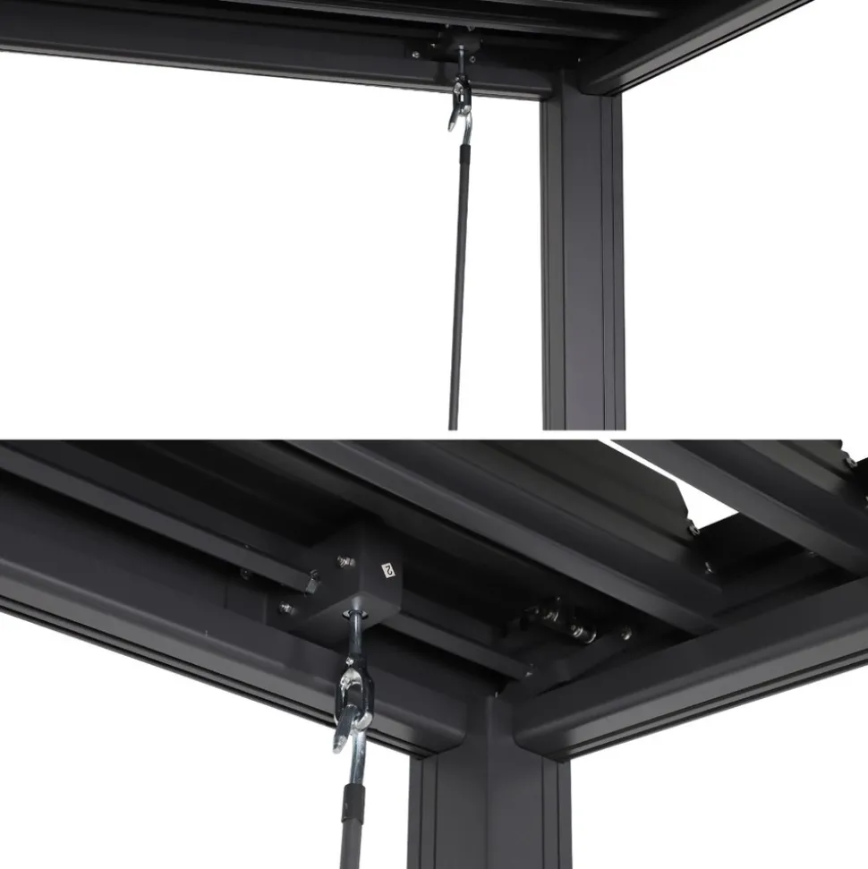 GECKO JARDIN - Pergola bioclimatique 3x3 m isis