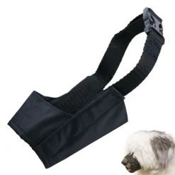 GLORIA - Muselière noir nylon taille 3 (18.5 cm)