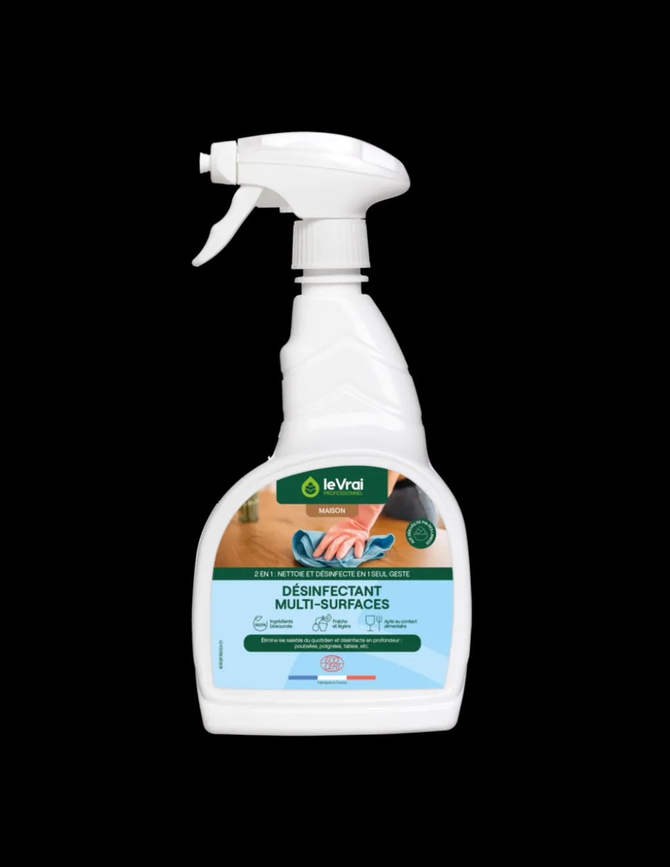 GÉNÉRIQUE - Désinfectant multi-surfaces pistolet 750ml - le vrai