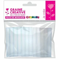 GRAINE CRÉATIVE - 24 blocs de pâte oyumaru transparents
