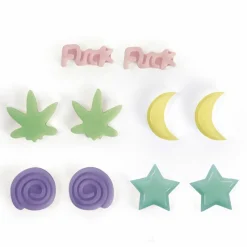 GRAINE CRÉATIVE - 5 mini moules pour bijoux rebelle