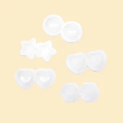 GRAINE CRÉATIVE - 5 mini moules pour bijoux formes