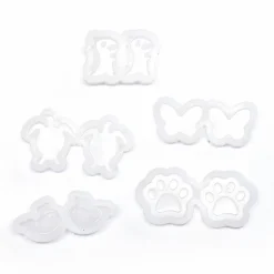 GRAINE CRÉATIVE - 5 mini moules pour bijoux animaux