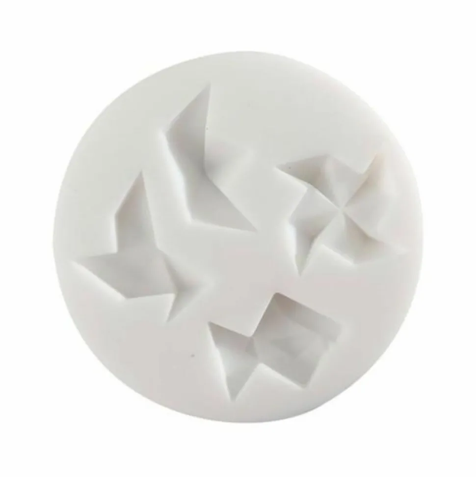 GRAINE CRÉATIVE - 2 moules en silicone origami pour pâte polymère