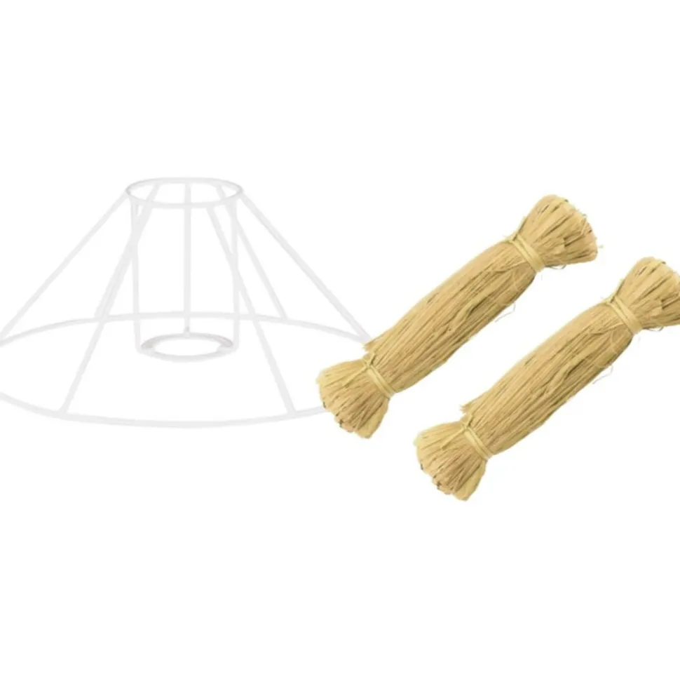 GRAINE CRÉATIVE - Customiser son abat-jour en raphia - coffret diy