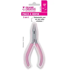 GRAINE CRÉATIVE - Pince à sertir - 3-en-1