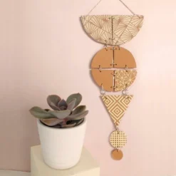 GRAINE CRÉATIVE - Pochoir pâte polymère géométrique 11,4 x 15,3 cm