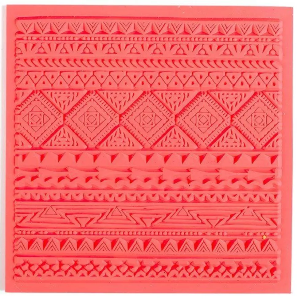 GRAINE CRÉATIVE - Tapis de texture pour pâte polymère - ethnique