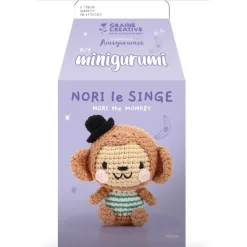 GRAINE CREATIVE - Kit amigurumi nori le singe